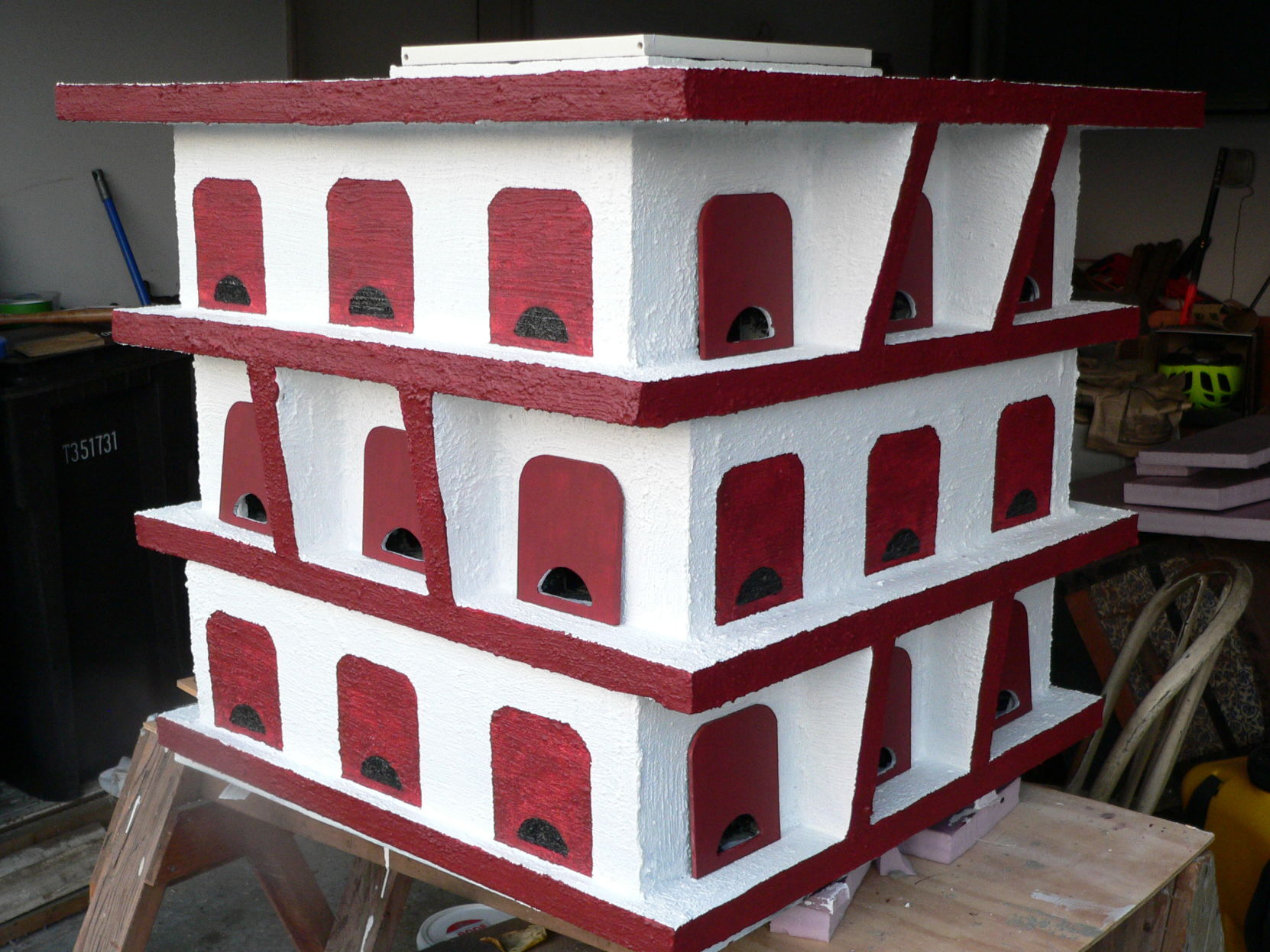 Foam Board Birdhouses